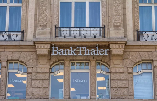 Basileia Suíça Bank Thaler Banco Privado Com Capital Superior Aos — Fotografia de Stock