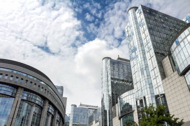 Brüksel, BELGIUM: Brüksel, Belçika 'da Avrupa Parlamentosu binası