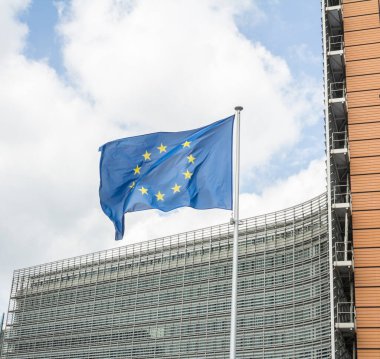 Brüksel, BELGIUM: Avrupa Komisyonu 'nun Brüksel, Belçika, Avrupa' daki Karargahı