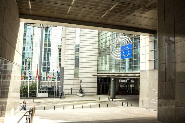 Bruxelles Belgio Edificio Del Parlamento Europeo Bruxelles Belgio — Foto Stock