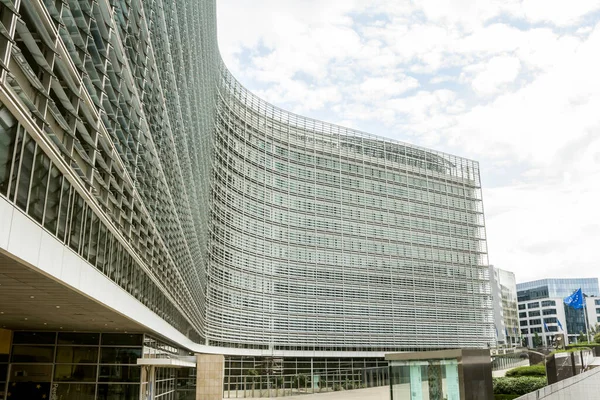 Брюссель Бельгия Здание Штаб Квартиры Европейской Комиссии Брюсселе Бельгия Европа — стоковое фото