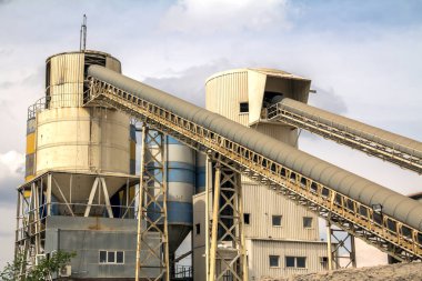 Beton karıştırma silosu, çimento doldurma fabrikası