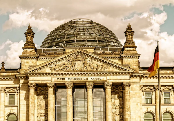 Парламент Германии Районе Берлин Митте Германия — стоковое фото