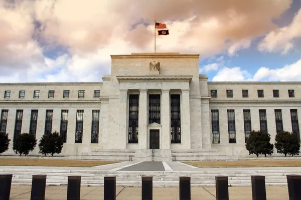 Federal Reserve Székhelye Washington Usa Fed — Stock Fotó