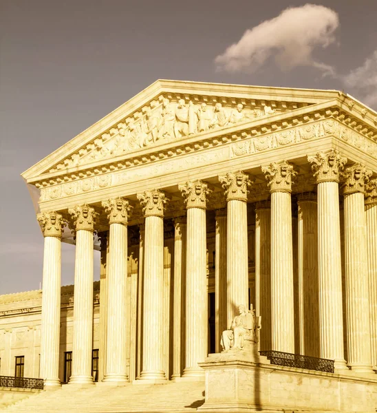 Supremo Tribunal Dos Estados Unidos Edifício Washington Eua — Fotografia de Stock