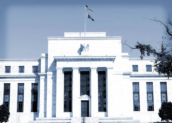 Siedziba Rezerwy Federalnej Waszyngtonie Usa Fed — Zdjęcie stockowe