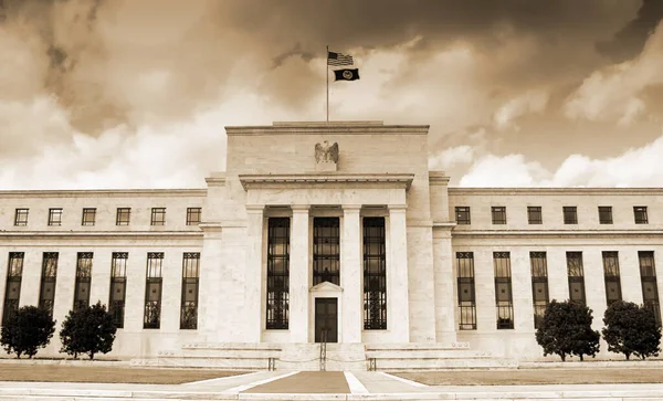 Huvudkontor För Federal Reserve Washington Usa Fed — Stockfoto