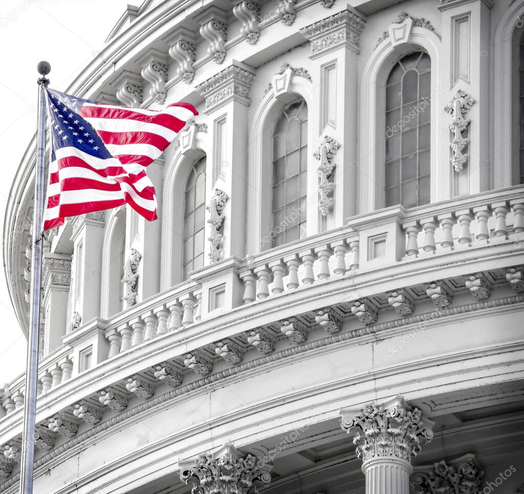 Capitol Building in Washington DC USA