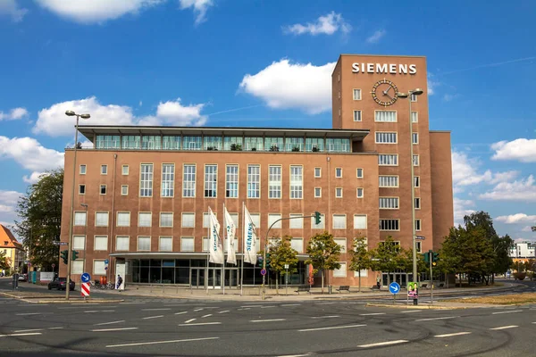 Erlangen Deutschland Siemens Unterzeichnet Siemens Ist Ein 1847 Gegründetes Deutsches — Stockfoto