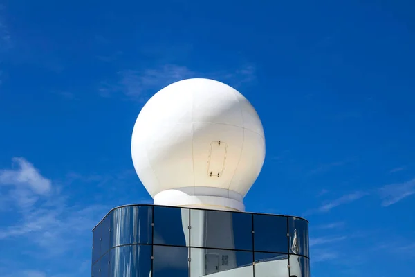 Barco Radar Esfera Crucero — Foto de Stock