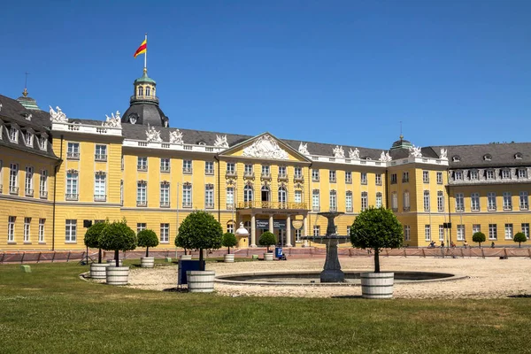 Karlsruhe Alemanha Palace Palácio Karlsruhe Século Xviii Alemão Karlsruher Schloss — Fotografia de Stock
