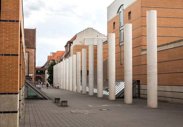 Nurnberg Alemania Julio 2019 Entrada Del Museo Nacional Alemán Nuremberg — Foto de Stock