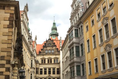 Dresden, Saksonya / Almanya - 11 Temmuz 2019: Dresden Şatosu, Almanya