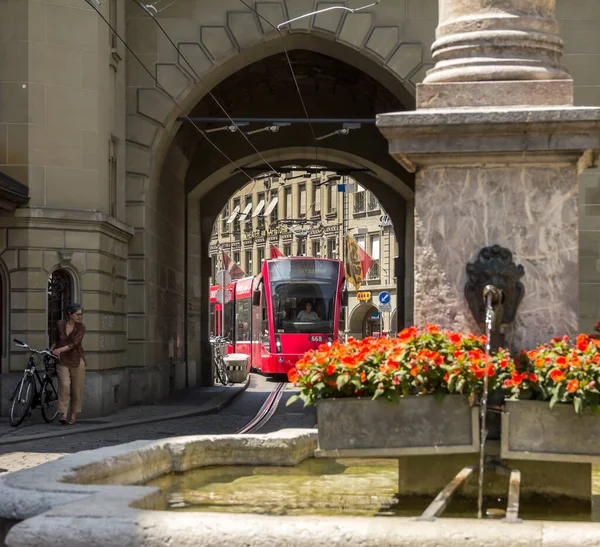 Vista Del Casco Antiguo Ciudad Berna Patrimonio Humanidad Unesco Una — Foto de Stock