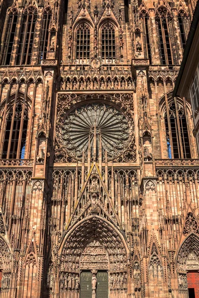 Catedral Nuestra Señora Notre Dame Estrasburgo Alsacia Centro Histórico Incluida — Foto de Stock