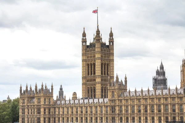 Vista Casas Del Parlamento Londres — Foto de Stock