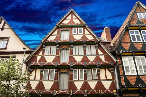 Historic Half Timbered Houses Celle Germany — Stock Photo, Image
