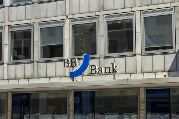 Bank Niederlassung Als Eine Der Größten Mitgliedsbanken Europas Ist Die — Stockfoto
