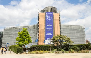 Brüksel, BELGIUM: Avrupa Komisyonu 'nun Brüksel, Belçika, Avrupa' daki Karargahı