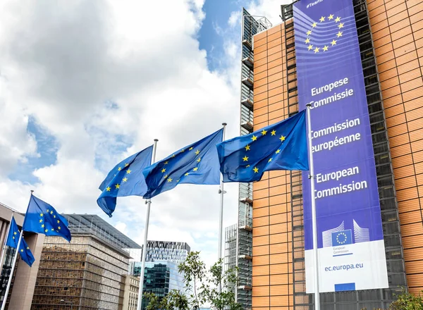 Brüssel Belgien Hauptgebäude Der Europäischen Kommission Brüssel Belgien Europa — Stockfoto