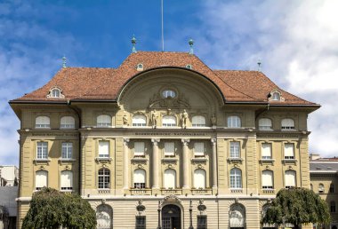 Bern, İsviçre, 2 Temmuz 2019 İsviçre Ulusal Bankası