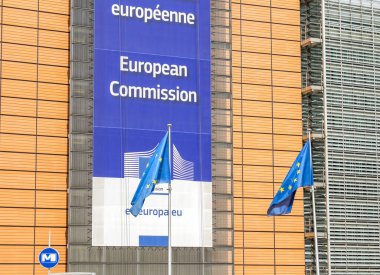 Brüksel ve BELGIUM Avrupa Komisyonu 'nun Brüksel, Belçika ve Avrupa' daki genel merkez binası