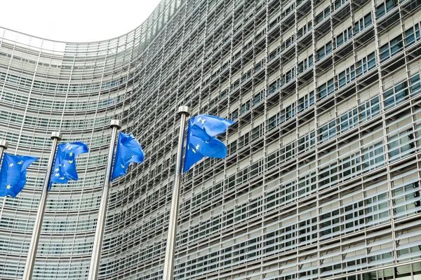 Bruselas Bélgica Edificio Sede Comisión Europea Bruselas Bélgica Europa — Foto de Stock