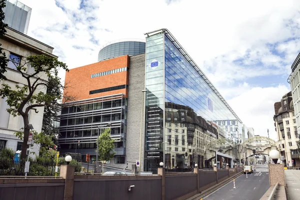 Brüsszel Belgium Európai Parlament Épülete Brüsszelben Belgium — Stock Fotó
