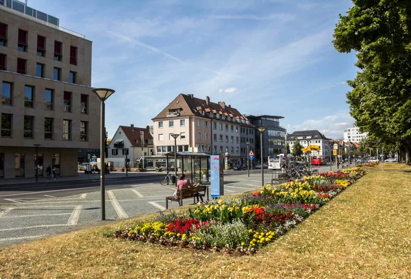 Bayreuth Deutschland Juli 2019 Bayerische Stadt Bayreuth Innenstadt — Stockfoto