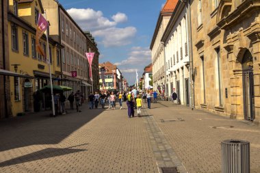Erlangen, Almanya: Erlangen, Almanya 'nın sokak manzarası