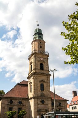 Almanya 'nın Bayern kentindeki Erlangen Katedrali