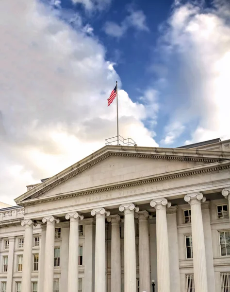 Департамент Фінансів Вашингтоні — стокове фото