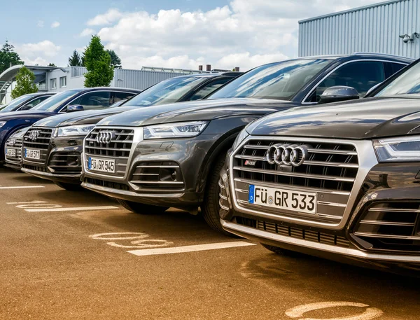 Furth Germany Audi Auto Dealerships Audi German Automobile Manufacturer Designs — Stock Photo, Image