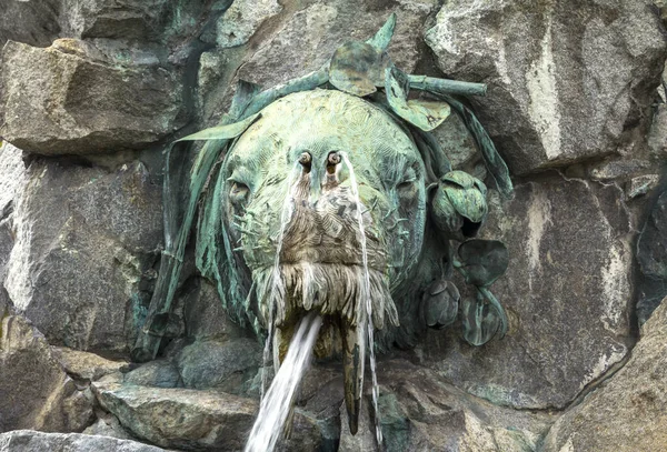 Fuente Centaurea Ciudad Furth Baviera Alemania — Foto de Stock