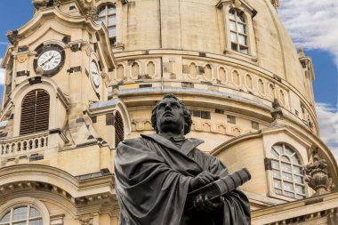Dresden, Saksonya / Almanya: Martin Luther Anıtı (Almanya))