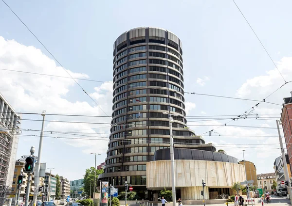 Basel Switzerland Bank International Settlements Bis Tower Building International Financial — Stock Photo, Image