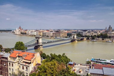 Macaristan, Budapeşte 'de zincir köprü