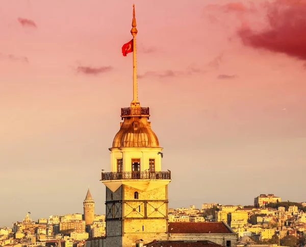 Torre Donzela Istanbul Turquia — Fotografia de Stock