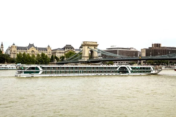 Ponte Delle Catene Budapest Ungheria — Foto Stock