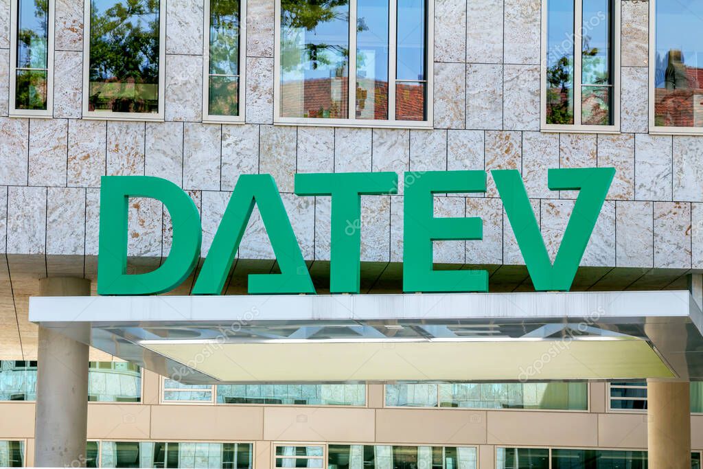 Nurnberg, Germany , DATEV headquarter in Nuremberg, Germany. DATEV is Data Processing Organization for Tax Agents and Related Tax Services Providers within the Federal Republic of Germany