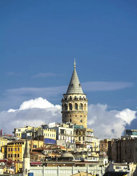 Istanbul Stadsbild Turkiet Med Galata Tower — Stockfoto