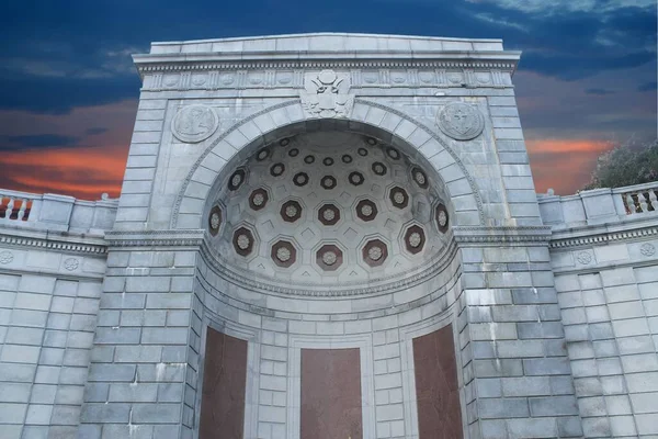 阿灵顿国家公墓 纪念入口处 弗吉尼亚 — 图库照片