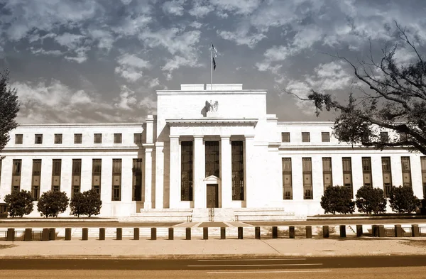 Gebäude Der Federal Reserve Washington Vereinigte Staaten Fed — Stockfoto