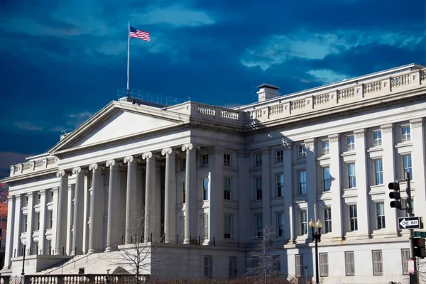 Министерство Финансов Вашингтоне — стоковое фото