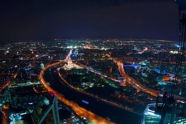 Vista Bela Cidade Moscou Fotos Tiradas Outono 2016 Arquitetura Céu — Fotografia de Stock