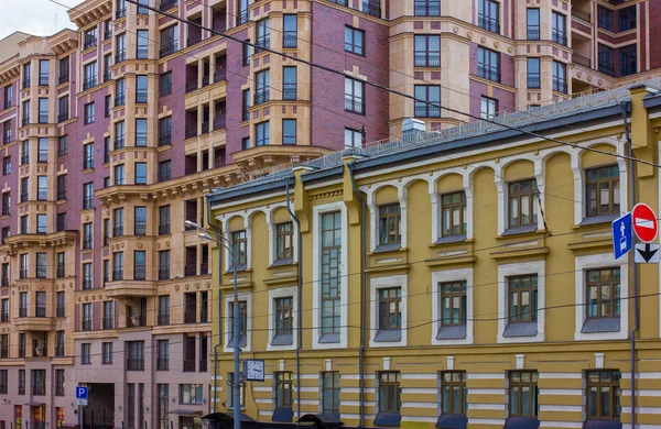 Beautiful Architecture Center Moscow Photo Taken City Street Moscow Spring — Stock Photo, Image