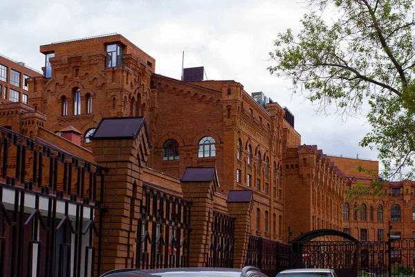 Vacker Arkitektur Centrum Moskva Fotot Togs Stadsgata Moskva Våren 2019 — Stockfoto