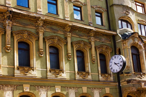 Hermosa Arquitectura Centro Moscú Foto Tomada Calle Ciudad Metro Lubyanka — Foto de Stock