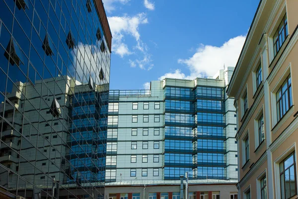 Hermosa Arquitectura Centro Moscú Foto Tomada Calle Ciudad Metro Lubyanka — Foto de Stock