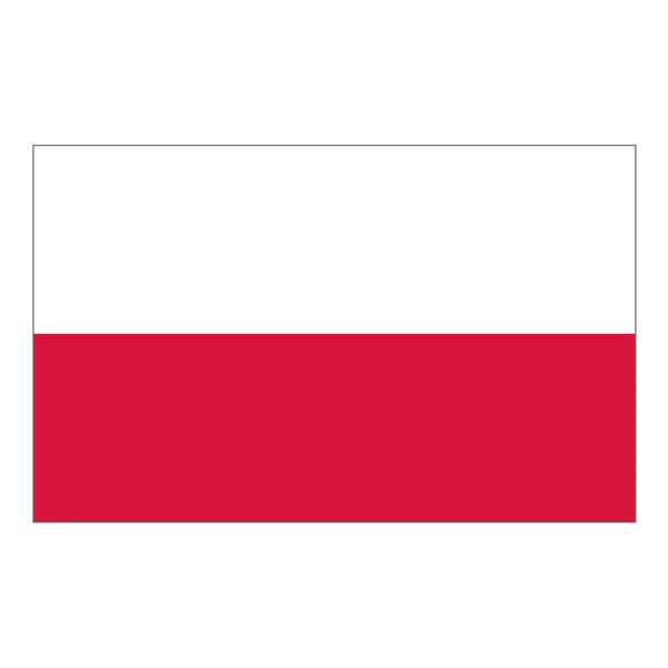 Afbeelding Vlag Van Polen Diverse Pictogrammen Ideaal Voor Catalogi Van — Stockvector